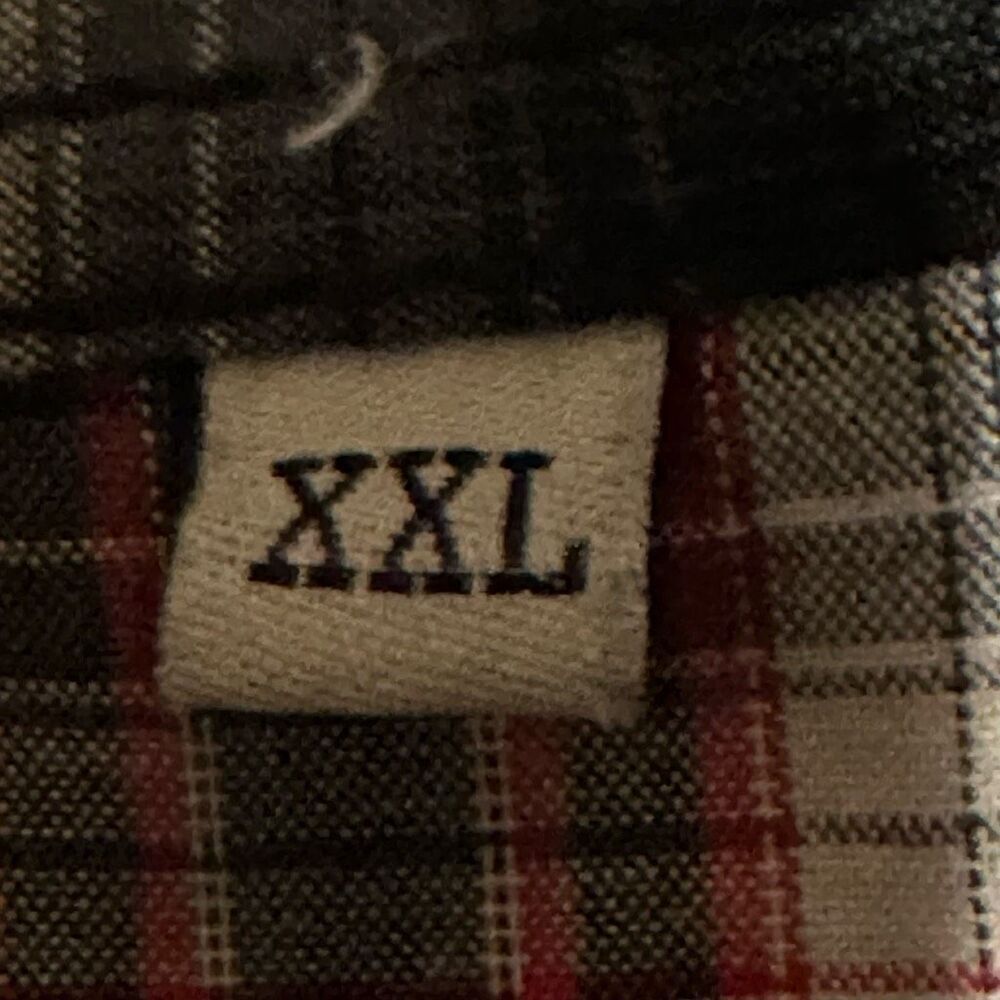 7 Diamonds Plaid Button Up Collared Short Sleeve Shirt | Men Size XXL - Picture 6 of 11